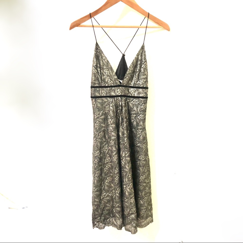 Diane Von Furstenberg Westina Silver Lace …